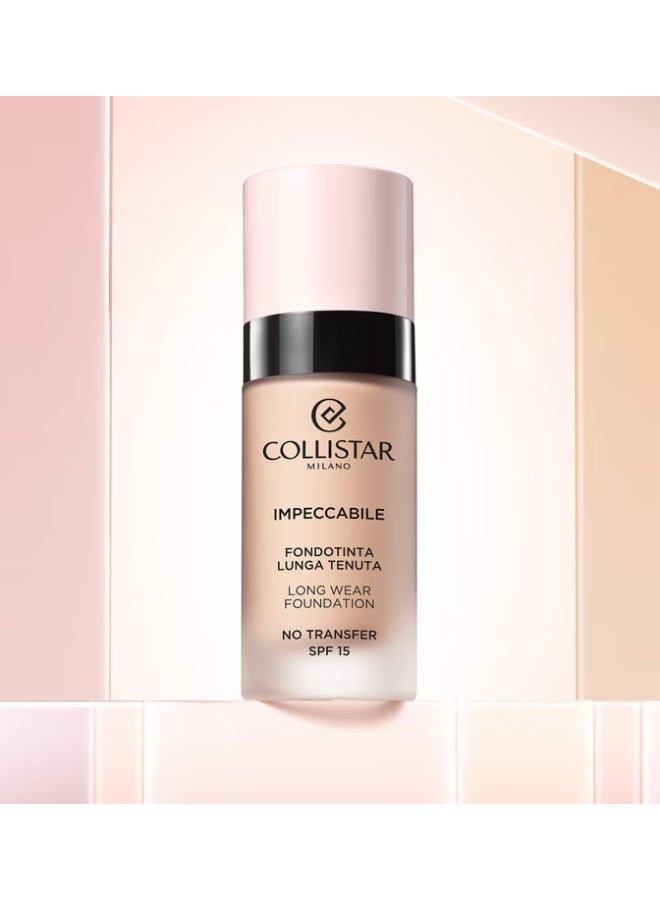 Collistar Impeccabile Long Wear Foundation SPF15 Color 1N - Image 2