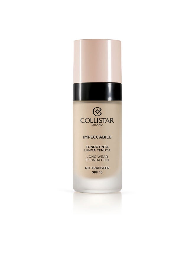 Collistar Impeccabile Long Wear Foundation SPF15 Color 1N - Image 1