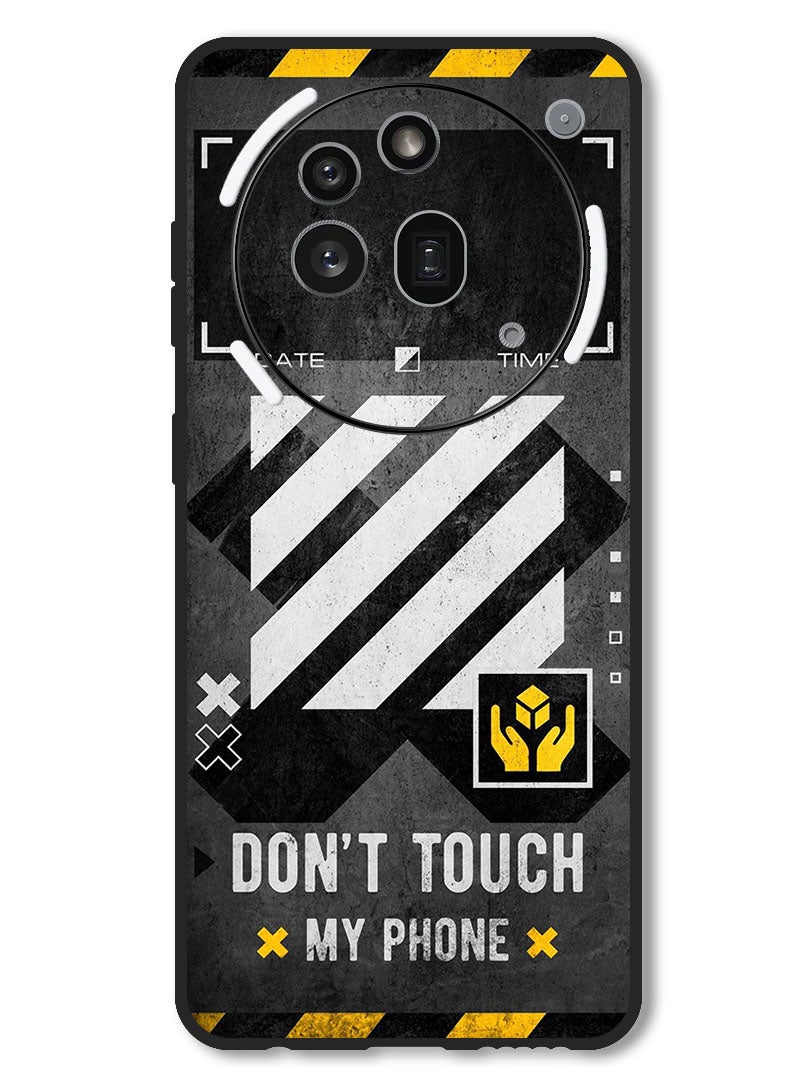 Theodor Case Compatible with Nothing Phone 3a Pro Protection Shockproof Bumper Cover Dont Touch My Phone 1 - Image 1