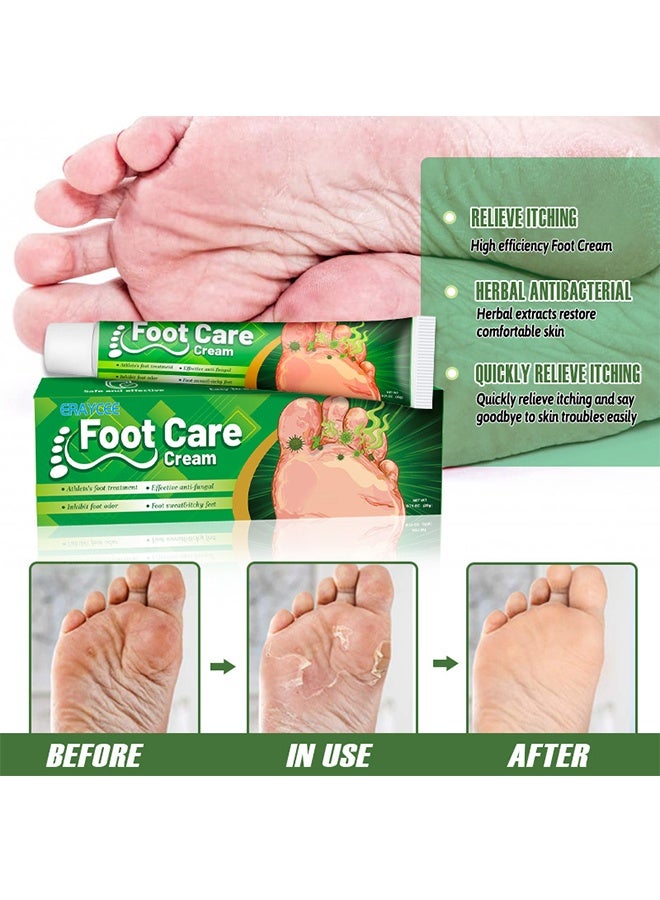 ERAYCEE Foot Care Cream Herbal Athlete's Foot Ointment, Foot Odor Care Ointment, Foot Itching Ointment 20g - Image 5