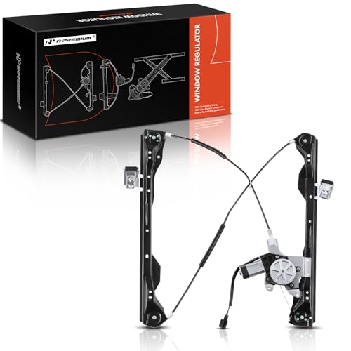 A-Premium Power Electric Window Regulator with Motor Compatible with Ford Focus 2008-2011, fits for 4-Door Sedan, Front Left Driver Side, Replace # 8S4Z5423395AA, 8S4Z5423201BA - Image 1