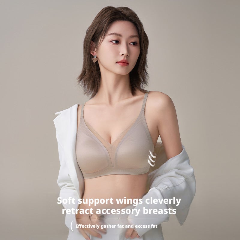 Women's Seamless Deep V Triangle Bra - Image 3