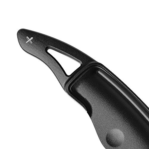 Ysbxitu Aluminum Alloy Car Steering Wheel Shift Paddle fit for Hyundai Genesis G70 2018-2021 Paddle Shifter Extension Accessories Interior Decoration Accessories -Black - Image 4