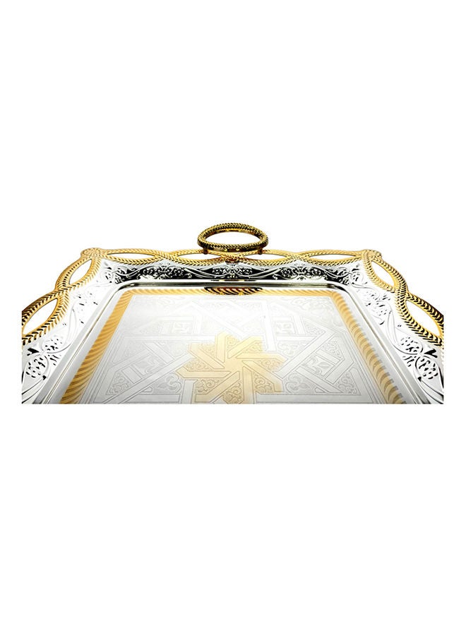 ZOLTEN Silverplated Small Size Square Tray - Image 4