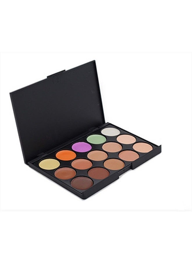 Pure Vie 15 Colors Hydrating Cream Concealer Palette, Pure Vie Long Lasting Full Coverage Correcting Concealer Palette Foundation Camouflage Makeup Contour Kit for Conceals Corrects Dark Circles Acne Blemish#3 - Image 2