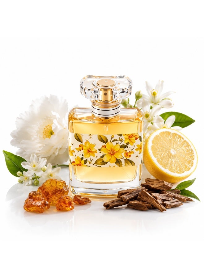 Luxury Women's White Musk Floral Eau de Parfum 50ml - Long Lasting Perfume Spray, Elegant Premium Fragrance for Daily Wear, Luxury Gift for Women & Eid - Image 1