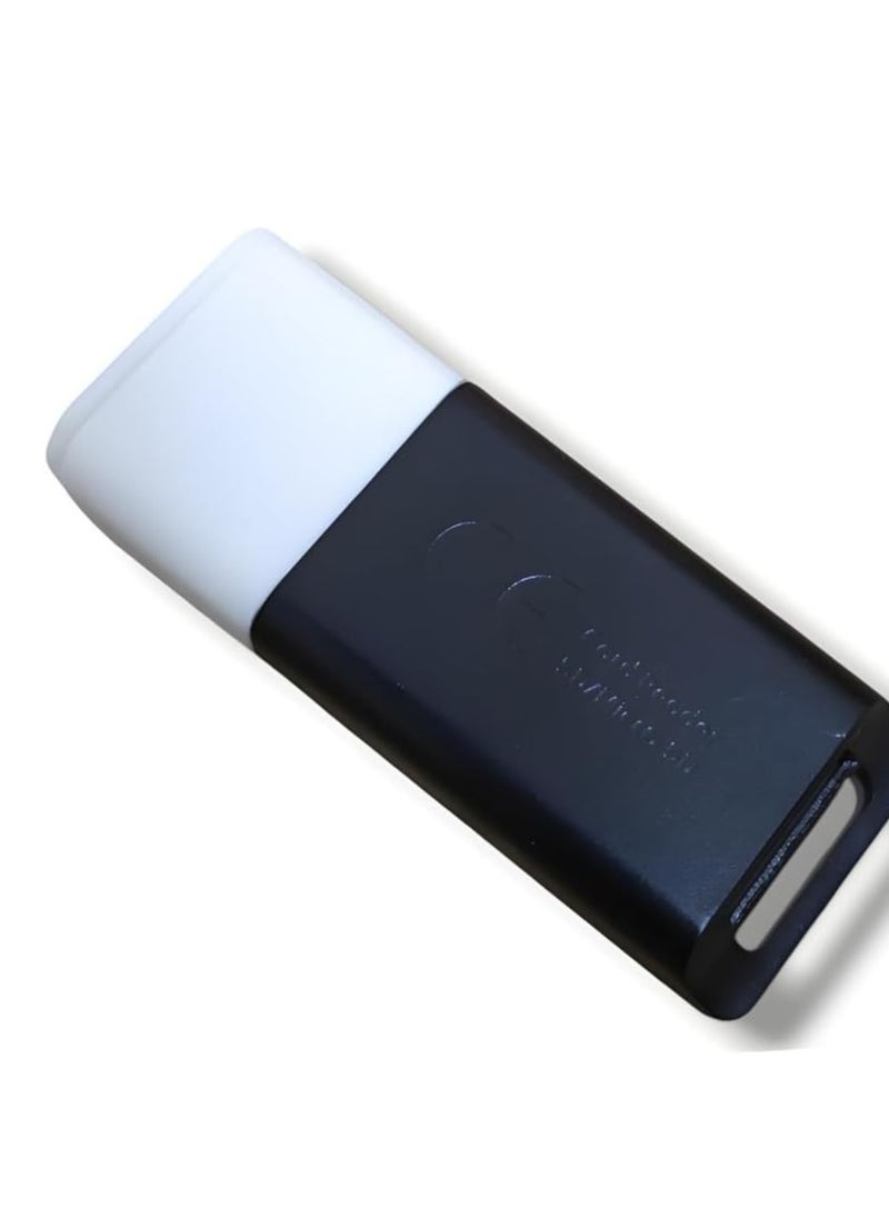 Generic - 2 in 1 External Memory Card Reader T-Flash SD Card Reader (White in Black) - Image 1
