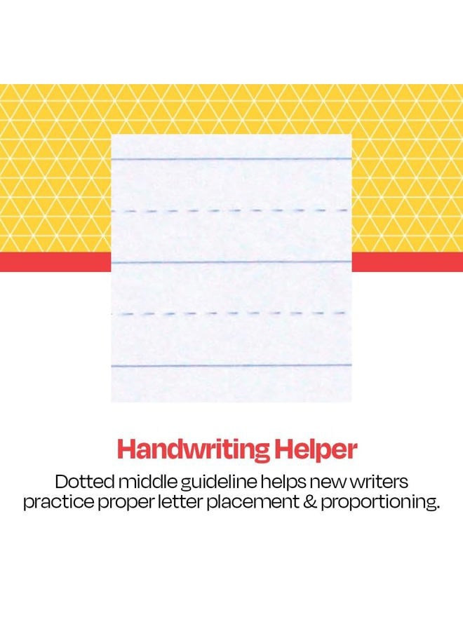 School Smart 085439 Alternate Ruled Paper without Margin, 10.5" Length, 8" Width, White (Ream of 500) - Image 3