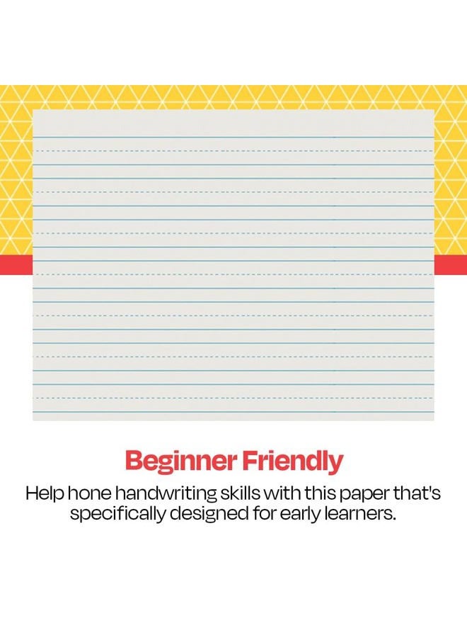 School Smart 085439 Alternate Ruled Paper without Margin, 10.5" Length, 8" Width, White (Ream of 500) - Image 5