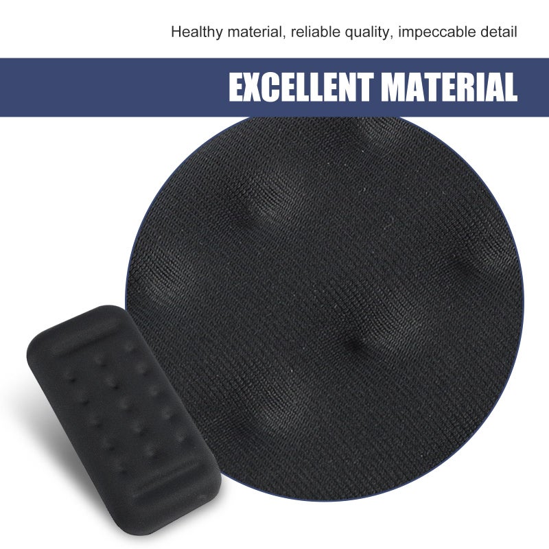 Winterrock 2Pcs Car Arm Rest Elbow Pads  Memory Foam Pressure Relieving Car Arm Rest Pad  Soft Comfort Support Pad For Central Control Armrest Box Door  Universal Armrest Cushion For Most Cars (Black) - Image 5