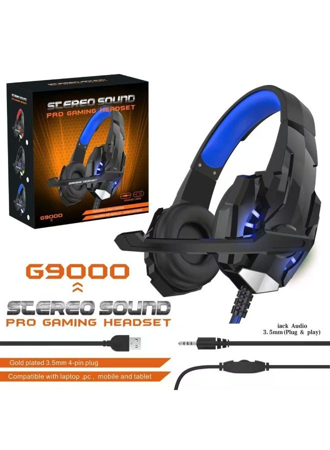 general Kotion Each G9000 Gaming Headset with Mic & LED Light – Stereo Bass Noise Cancelling Over-Ear Headphones for PC, PS4, Xbox One, Mobile & Laptop - Image 3