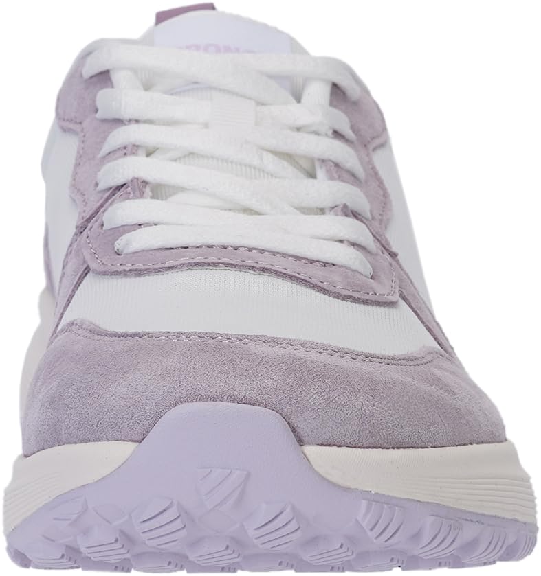 BRONAX Womens Wide Width Tennis Shoes Wide Toe Box Road Running Sneakers Female Size 8w Slip Resistant Fitness Gym Walking Trendy Lightweight Suede Mesh Purple 39 - Image 3