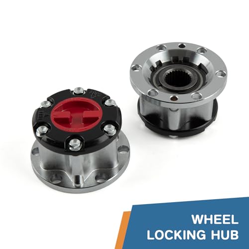 Baxzl 2PCS Wheel Locking Hub for Toyota Pickup 4Runner 1986-1995 Van 1987 1988 1989 T100 1993 1994 1995 2.2L 2.4L 2.7L 3.0L L4 V6 Replaces 43508-35050 43509-35050 4350835050 4350935050 - Image 2