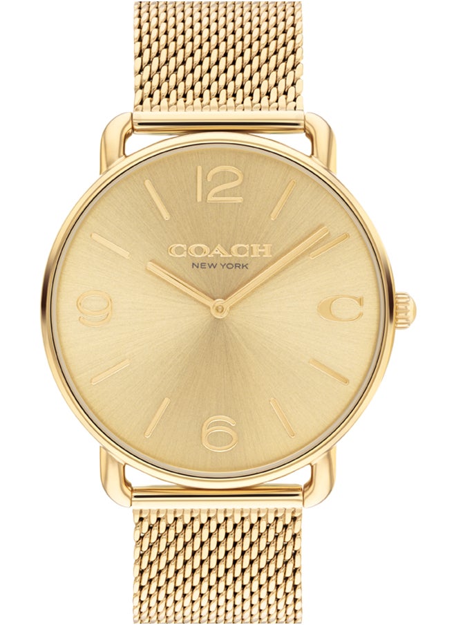 COACH ساعة يد رجالية أنالوج دائرية من الفولاذ المقاوم للصدأ 14602653 - 41 مم  - Image 1