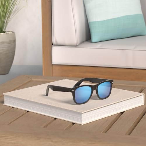 LINVO Polarized Sunglasses for Men Driving Sun glasses Shades 80's Retro Style Design Square - Image 2