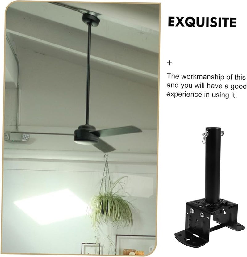 مجموعة قوس تركيب مروحة سقف ثقيلة مع قضيب متين لسهولة التركيب - Image 4