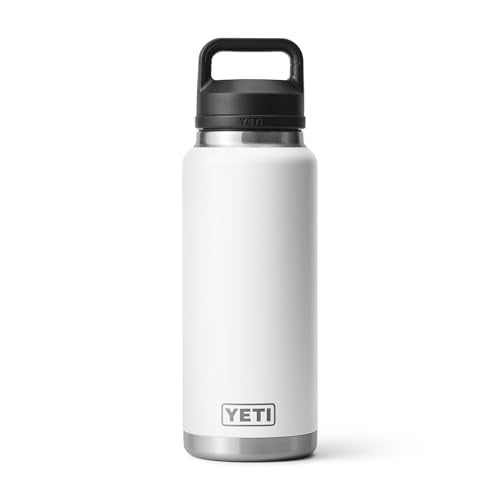 YETI Rambler 36 oz Bottle, Vacuum Insulated, Stainless Steel with Chug Cap, White - Image 1