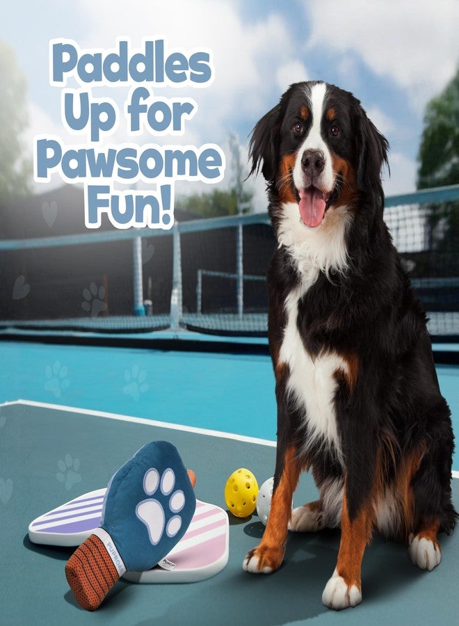 PUPROAR Pickleball Dog Toy, Funny Squeaky Plush Paddle Gift for Pickleball Lovers - Image 5