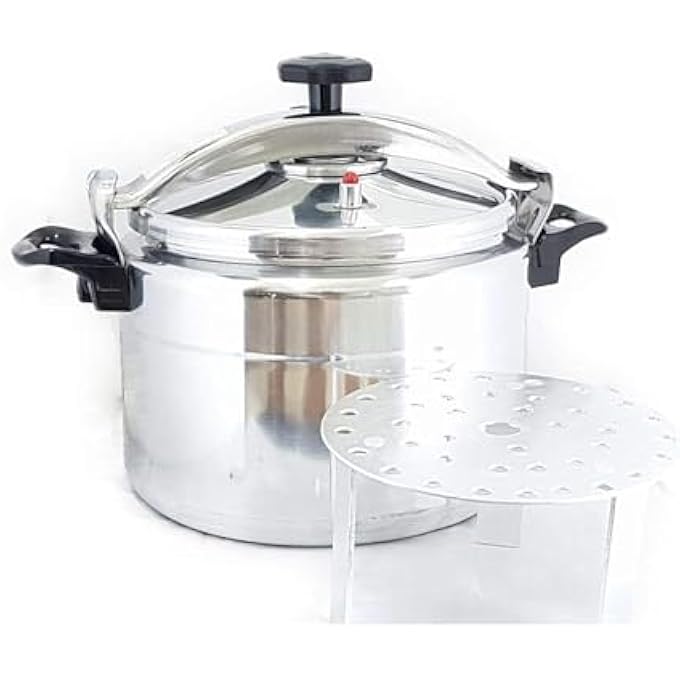 Cool Baby Aluminum Pressure Cooker With Special Rack 15L