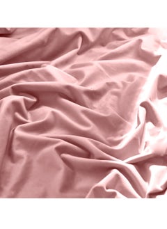 LuxHome Luxury Satin Line Bedsheet and Pillowcase Set – Hotel-Quality Breathable Cotton Bedding, Satin Finish, Soft and Luxurious – Flat Bedsheet 275x275cm with 2 Pillowcases 46x69cm, Pink  - Image 2
