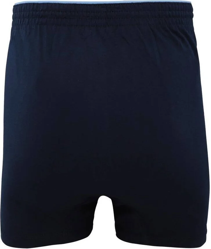 DH Moda Tutku Combed Cotton Plain Boxer 117 6-Pack | Navy Blue