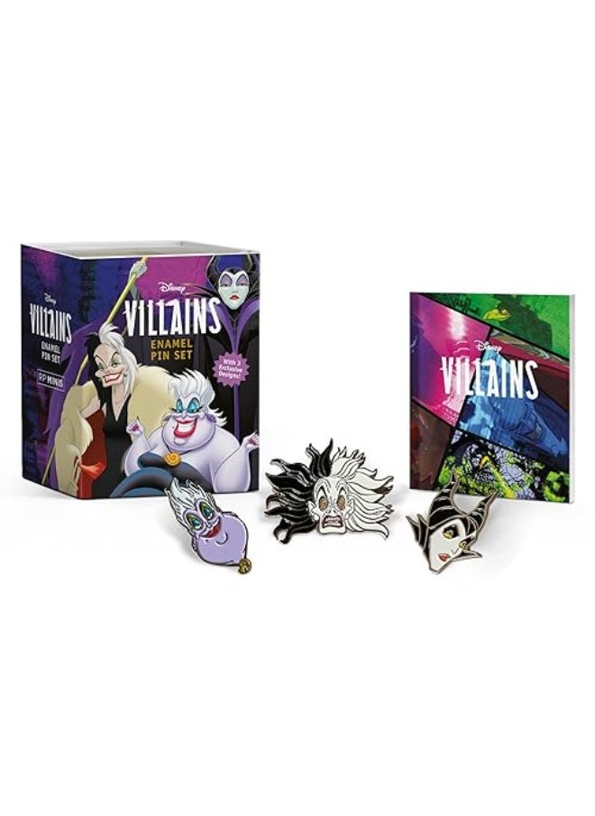 Disney Villains Enamel Pin Set 