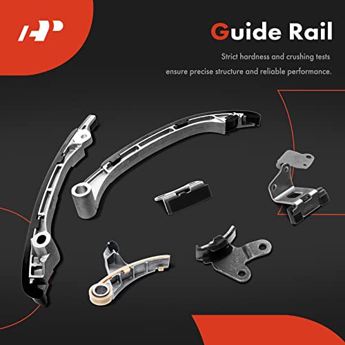 A-Premium 16Pcs Engine Timing Chain Kit W/Tensioner & More [fits DOHC, L4 2.7L] Compatible with Toyota 4Runner, Hiace 06-15, Hilux 10-15, Tacoma 05-15, Replace# 1350775010, 135060C040 - Image 3