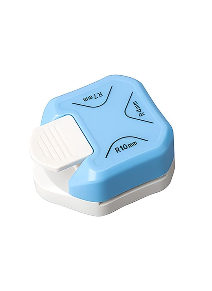 Generic - 3 In 1 Corner Rounder Punch, R4/R7/R10mm 3 Way Corner Cutter for Paper Craft, Laminate, DIY Projects, Photo - Image 1