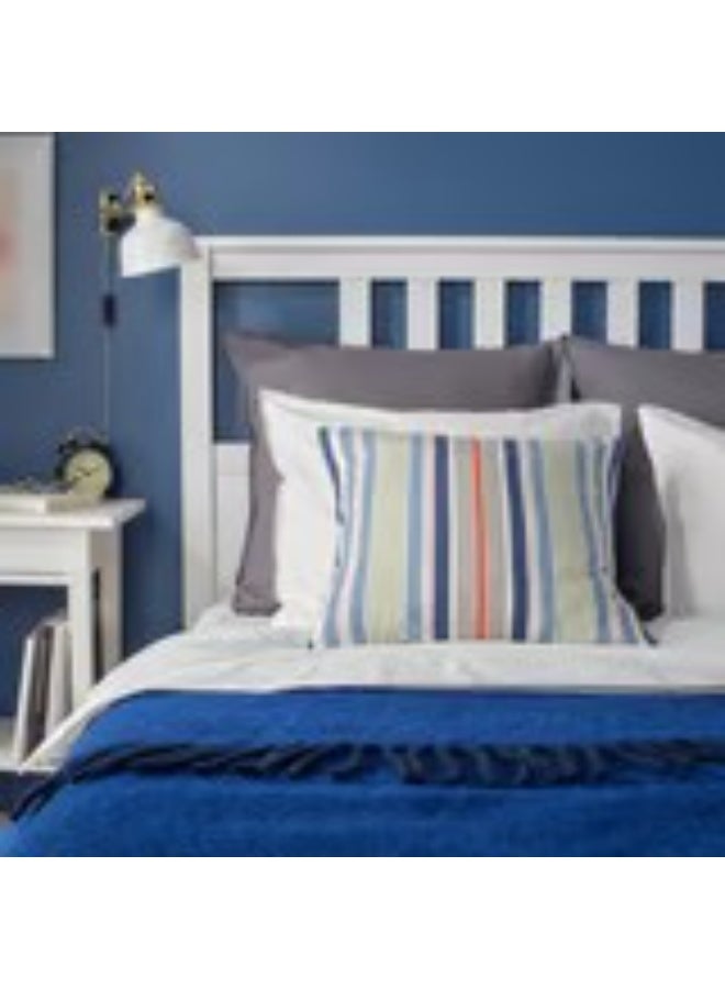 Cushion cover light blue multicolour 50x50 cm - Image 4