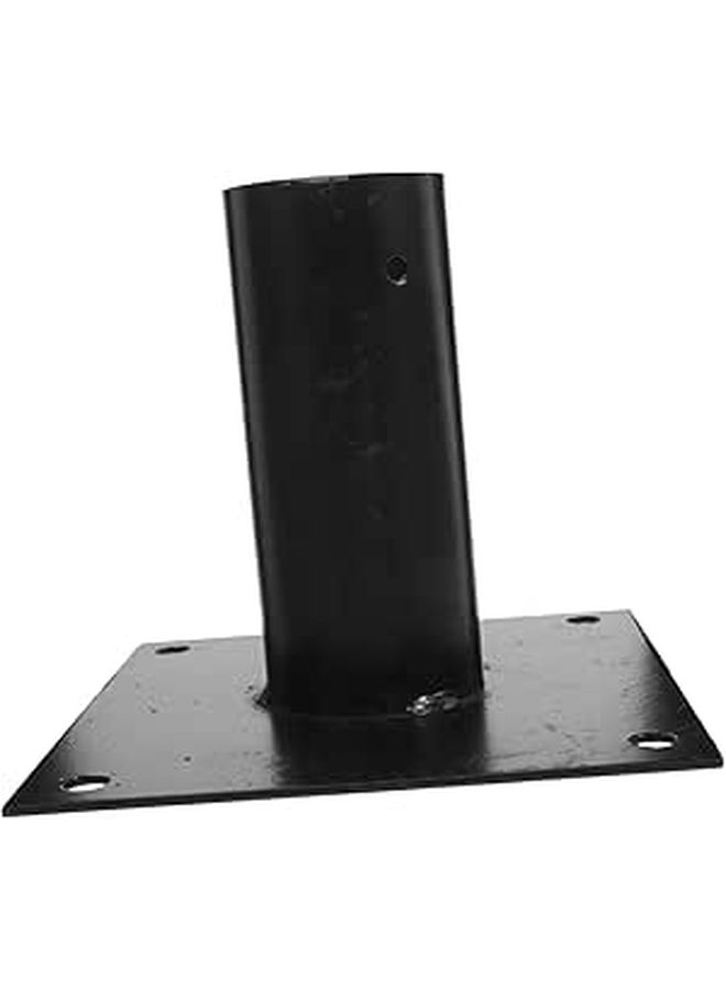 Heavy Duty Metal Post Bracket Fence Deck Support Wrap Outdoor Black - Image 1