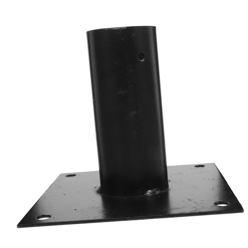 Heavy Duty Metal Post Bracket Fence Deck Support Wrap Outdoor Black - Image 2