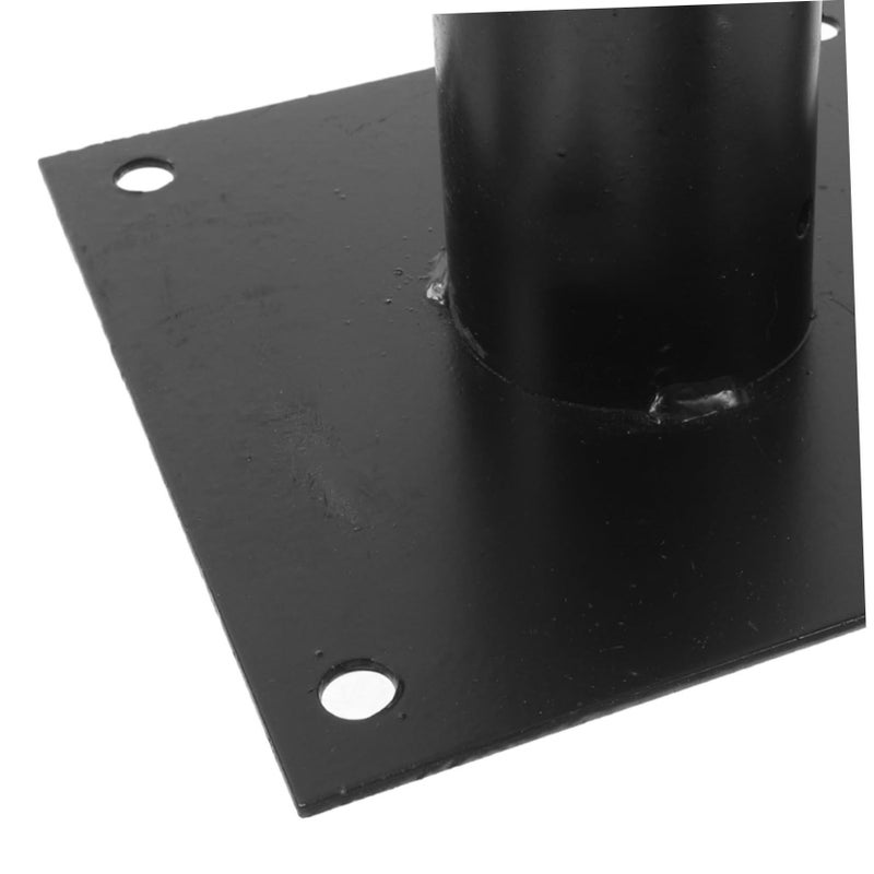 Heavy Duty Metal Post Bracket Fence Deck Support Wrap Outdoor Black - Image 4