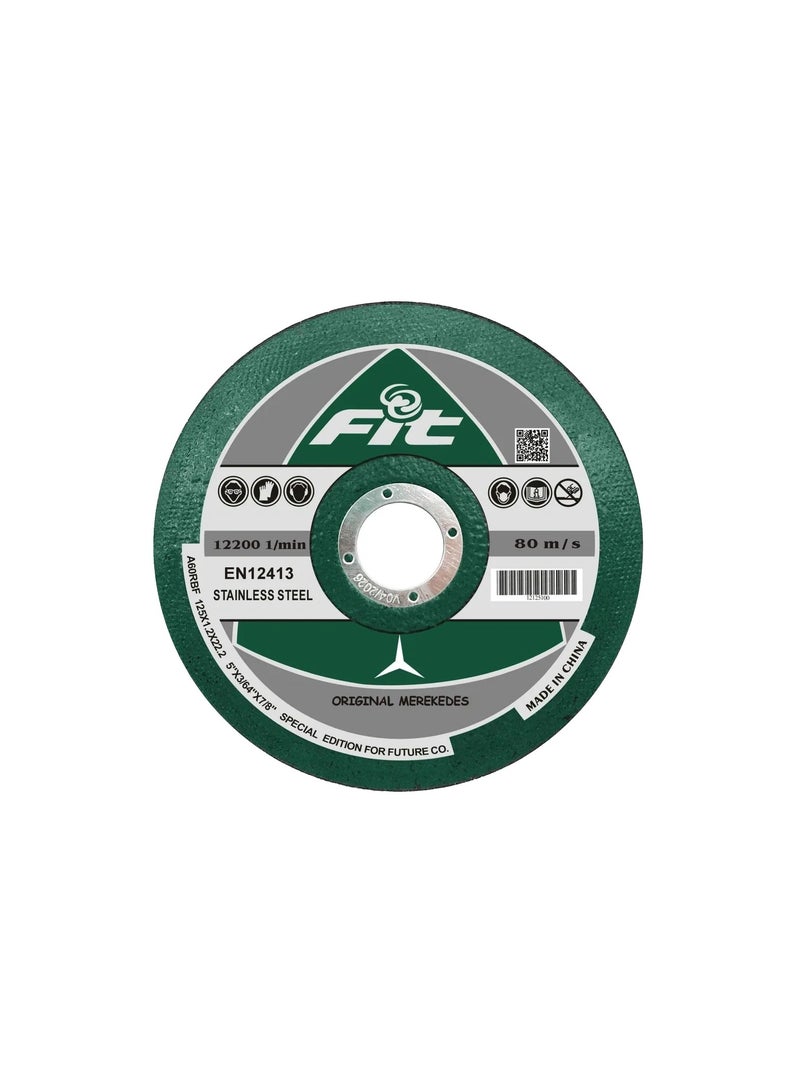 FIT Cutting Disc 5 × 1.2 for Stainless Steel Code 12125100 Model FIT 125×1.2