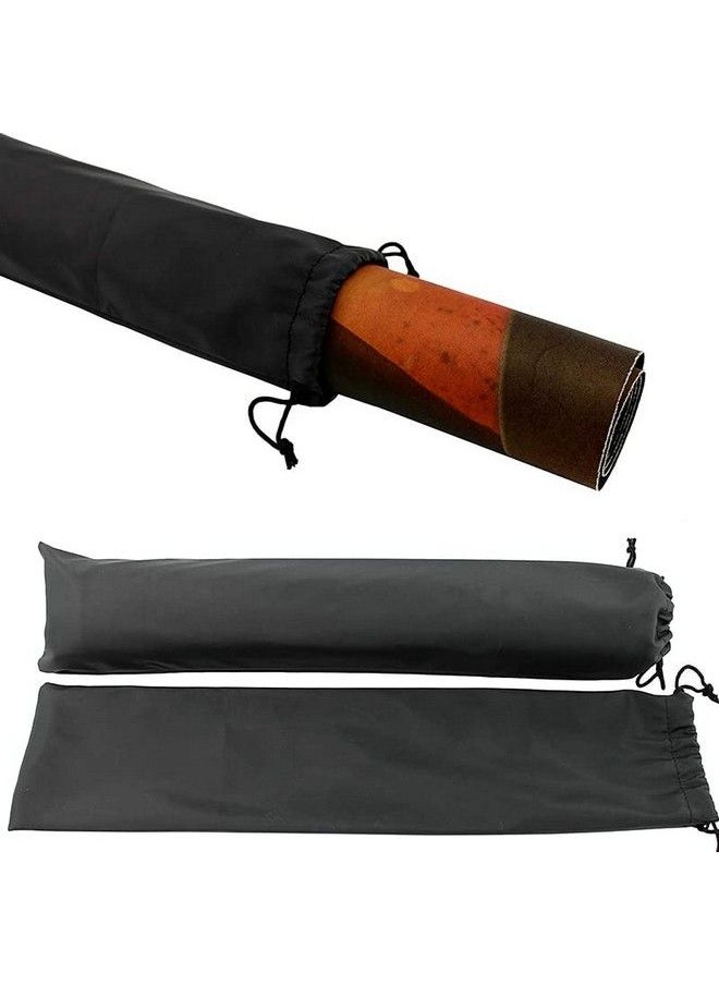 Secfanya - Gaming Tcg Playmat Bag Waterproof Playmat Storage Bag Rubber Mat Storage Box Compact Storage And Easy To Carry Black Storage Bag - Image 1