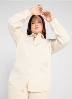 Ginger Plus Oversize Shirt & Relaxed Pant Co-Ord Set  - Image 3