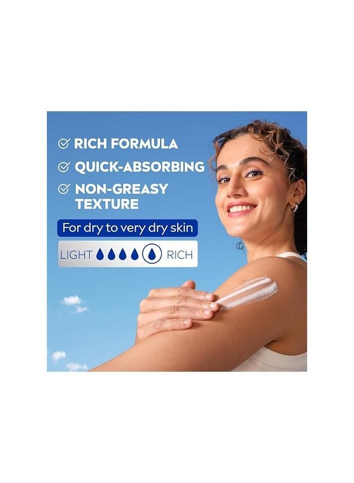 Nivea Body Lotion For Very Dry Skin, Nourishing Body Milk With 2X Almond Oil, 400ml - Image 4