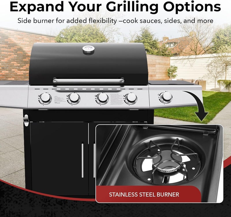 Royal Gourmet 4-Burner Gas Barbecue Grill - Image 4