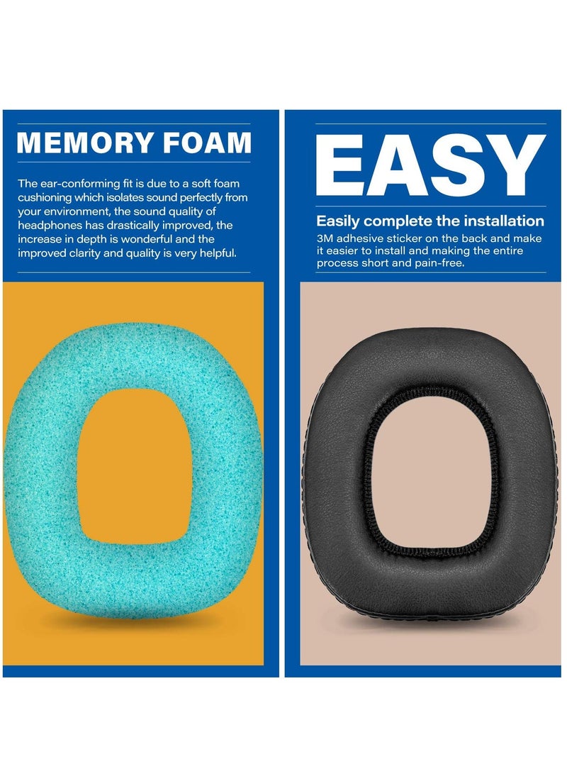 Replacement Ear Pad Cushions Compatible with Astro A40 GEN1/GEN2,A50 GEN1/GEN2 Protein Leather Gaming Headset A50 Accessories (Not Compatible with A50 GEN3 GEN4 and A40TR)  - Image 4