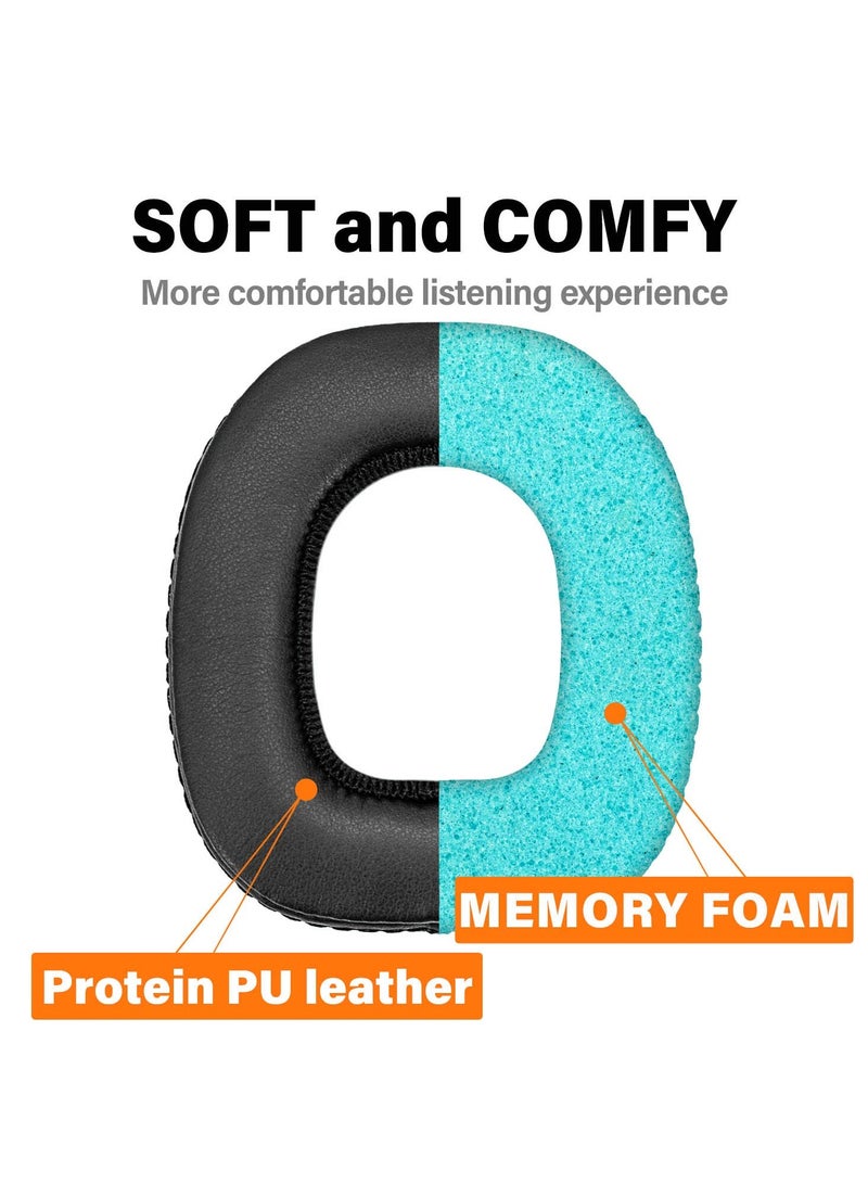 Replacement Ear Pad Cushions Compatible with Astro A40 GEN1/GEN2,A50 GEN1/GEN2 Protein Leather Gaming Headset A50 Accessories (Not Compatible with A50 GEN3 GEN4 and A40TR)  - Image 3