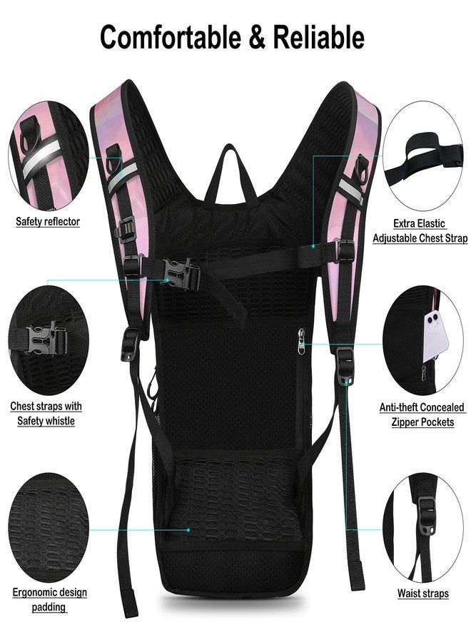 Mothybot Hydration Backpack Pack, Water Backpack 20L Capacities Included 2L Hydration Bladder, Festival Essential - Rave Hydration Pack Hydropack Hydro for Hiking, Festival Gear - Image 2