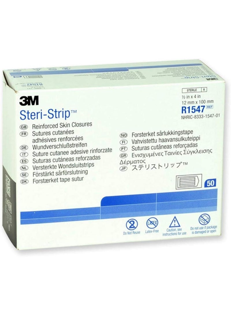 3M Steri-Strip R1547 Elastic Skin Sealing Tapes - 12 mm x 100 mm - 6 strips envelope - Image 3