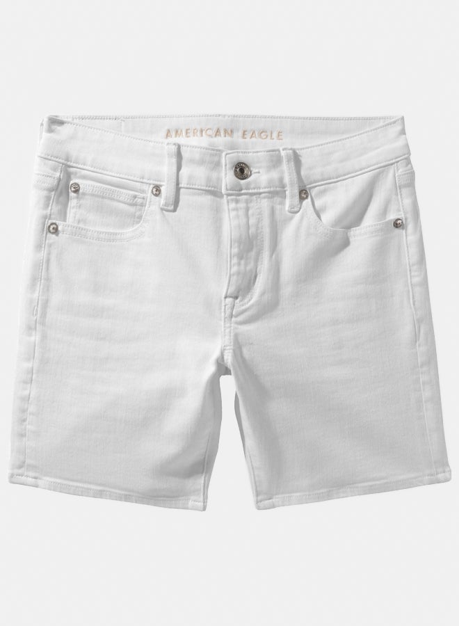 American Eagle AE Next Level Low-Rise Skinny Bermuda Denim Short  - Image 3