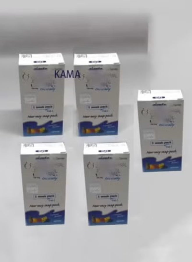 kama 100% Original Natural Herbal Body Treatment Pack - vip — 5-box Easy Snap 35 Sachets Revitalizing Pack