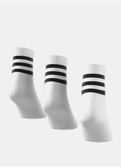 Pack of 3 - Striped Cushioned Sportswear Mid Cut Socks - pzsku/Z18E7B64A0DCD93762160Z/45/_/1726062815/44f60729-c1c4-45e5-8387-e7d8ecd0f4f5