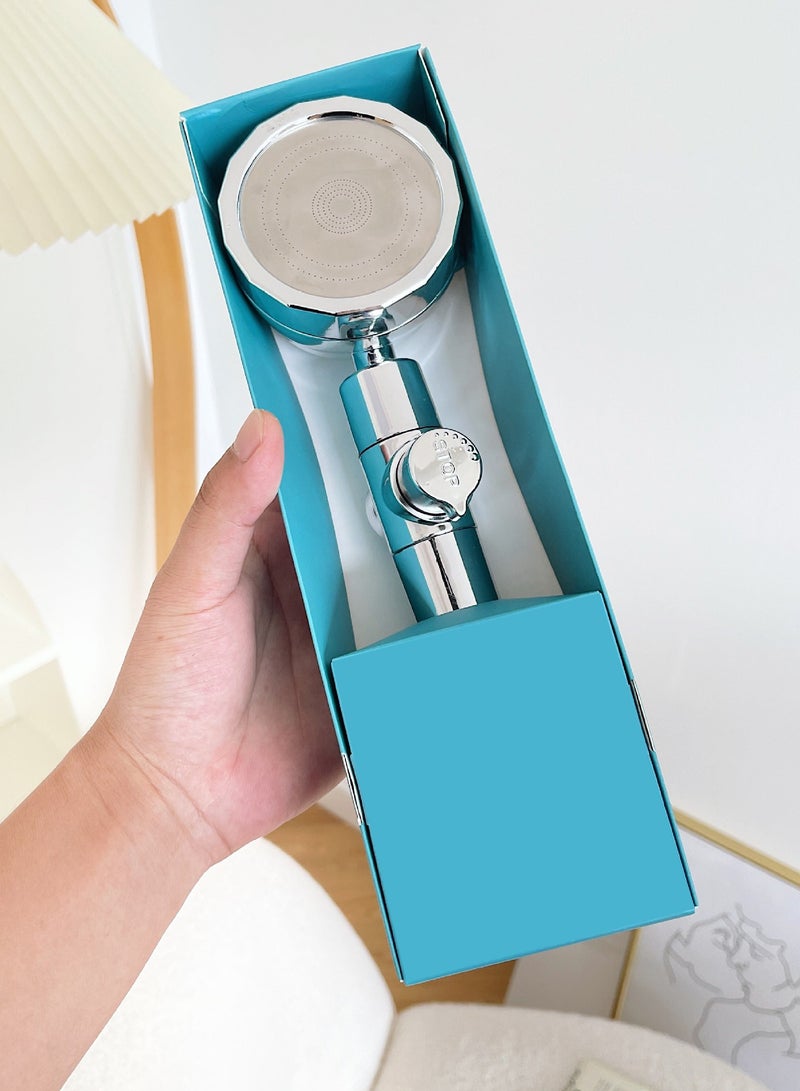 رأس دش محمول عالي الضغط مانع للتسرب 3 أوضاع خفيف الوزن وعالي الجودة مثالي للعناية بالشعر والحمام - Image 3