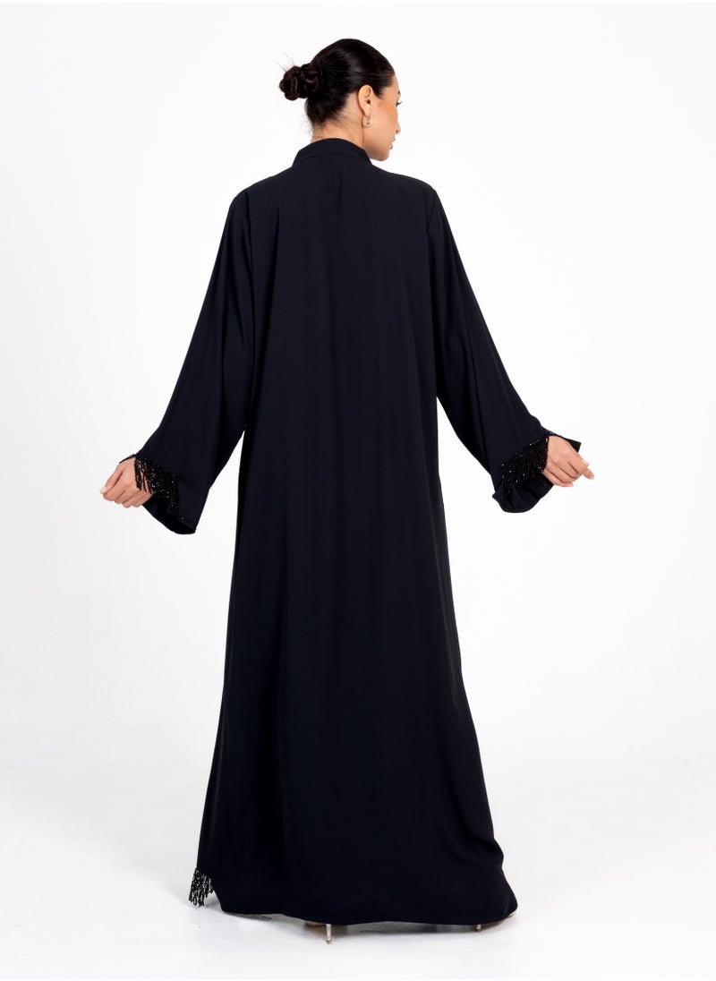 Rosette Abaya Abaya with Embroidery Stones style  - Image 2
