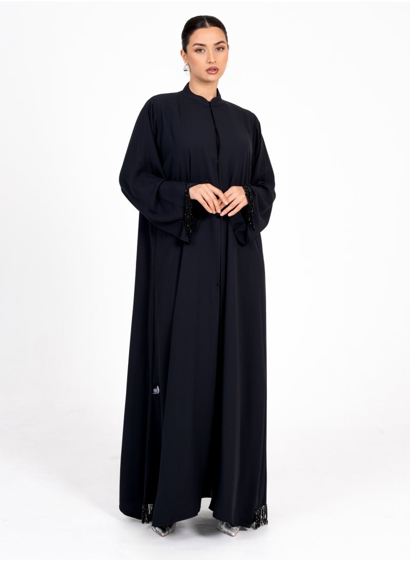Rosette Abaya Abaya with Embroidery Stones style  - Image 4