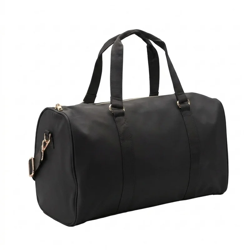 القبيلة السعيدة Personalised Duffle Bag, Black