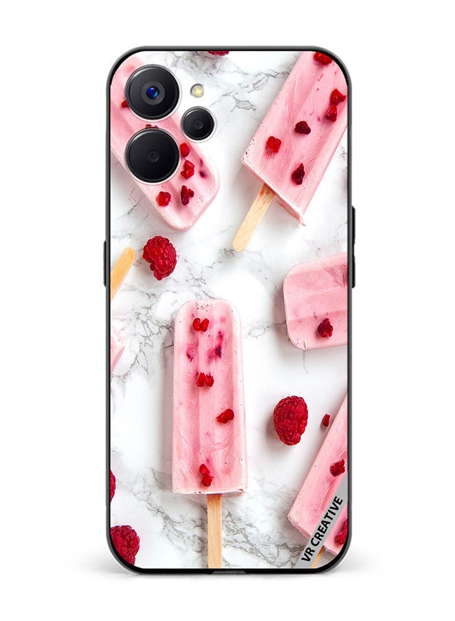 VR CREATIVE Protective Case Cover For Realme 10 5G Gulabi Iceream Design Multicolour - Image 1