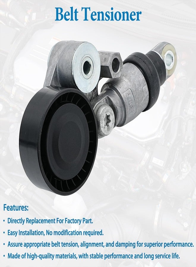 LEVANLIGHT Belt Tensioner Assembly with Pulley Compatible for Mazda 3 2012-2021 6 2014-2021 CX-3 2016-2021 CX-5 2013-2021 CX-9 MX-5 2016-2021, Replaces# PE7W-15-980, 39390 - Image 2